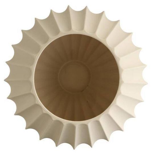 Image 6 Arteriors Kaliana Porcelain Vase Matte Taupe more views