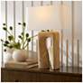 1_Arteriors Kamora Lamp Faux Travertine