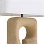 5_Arteriors Kamora Lamp Faux Travertine more views