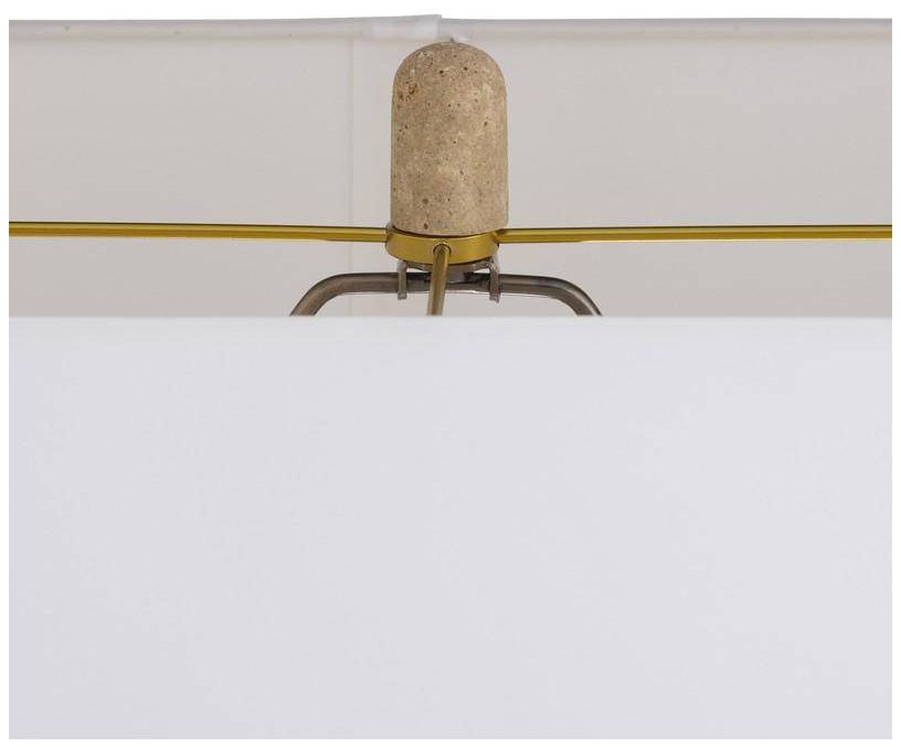 Arteriors Kamora Lamp Faux Travertine