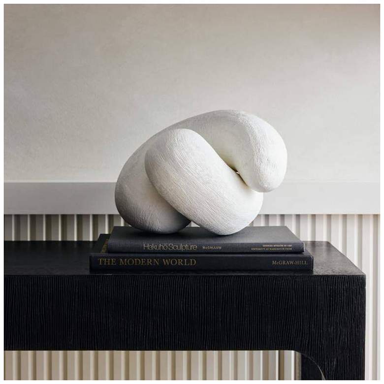 Image 1 Arteriors Kanzi Resin Sculptures Set of 2 White