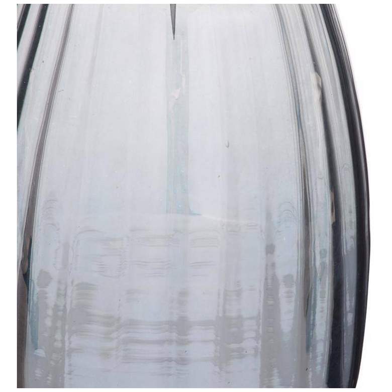 Image 7 Arteriors Karis Glass Decanters Set of 3 Blue Smoke Luster more views