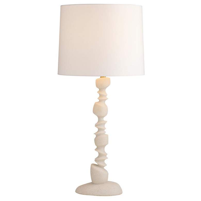 Image 1 Arteriors Kashmir Lamp Ivory Ricestone