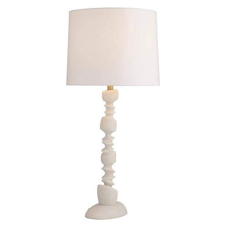 Image 3 Arteriors Kashmir Lamp Ivory Ricestone more views