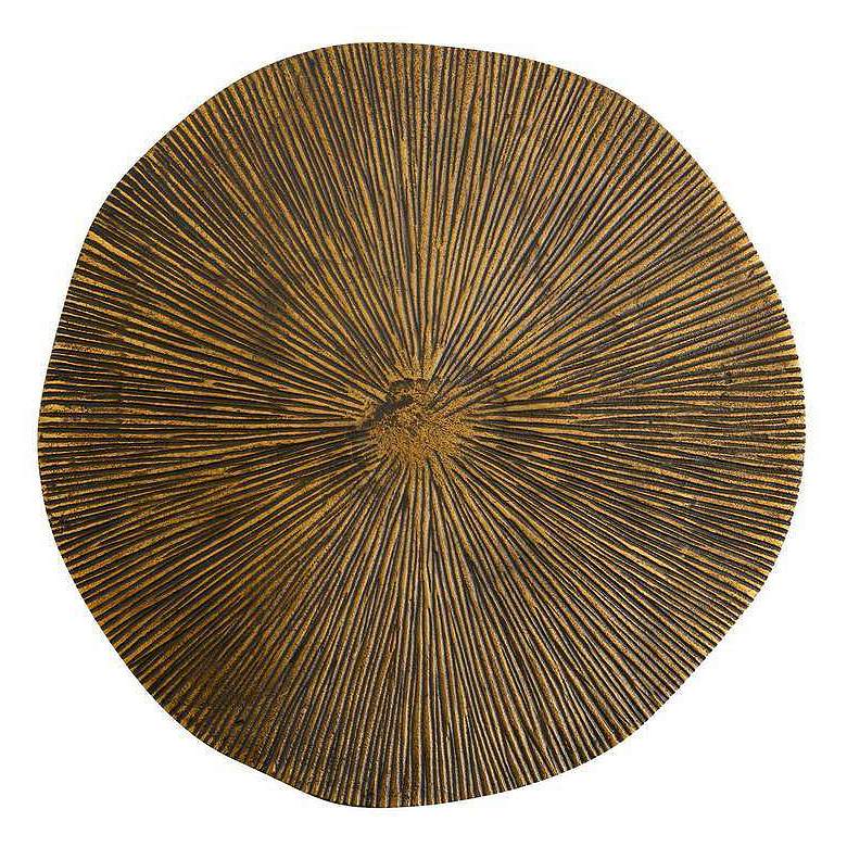 Image 5 Arteriors Katara Accent Table Aluminum Antique Brass more views