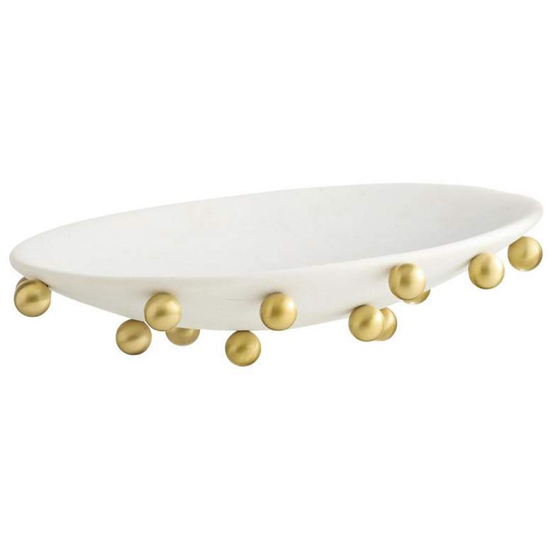 Image 1 Arteriors Katherine Ricestone Centerpiece Ivory