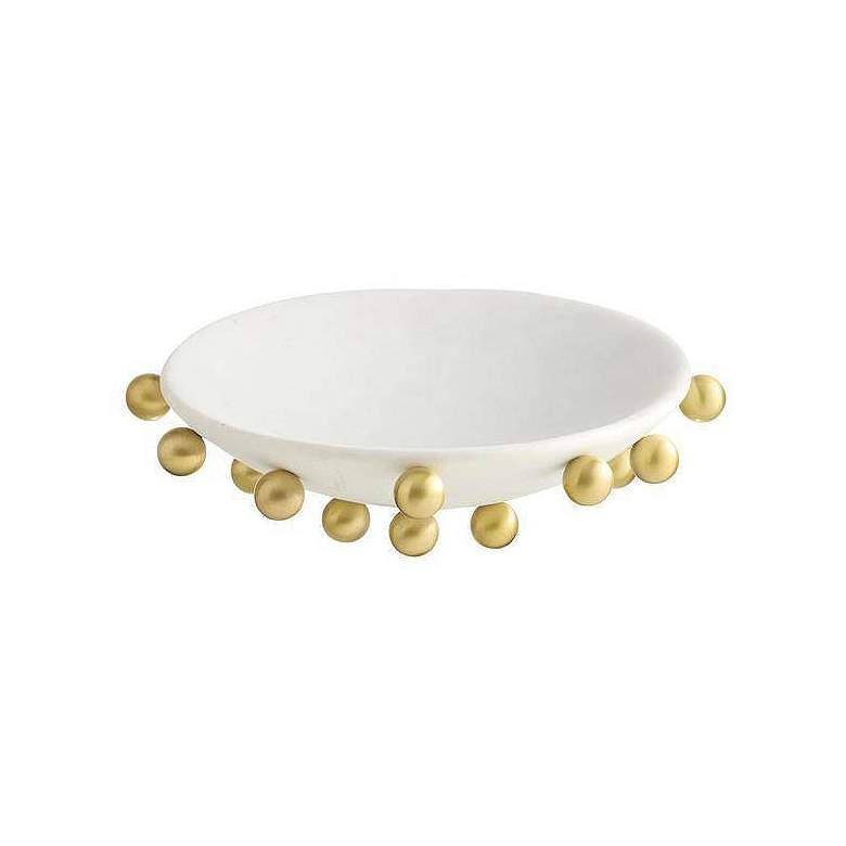 Image 2 Arteriors Katherine Ricestone Centerpiece Ivory more views