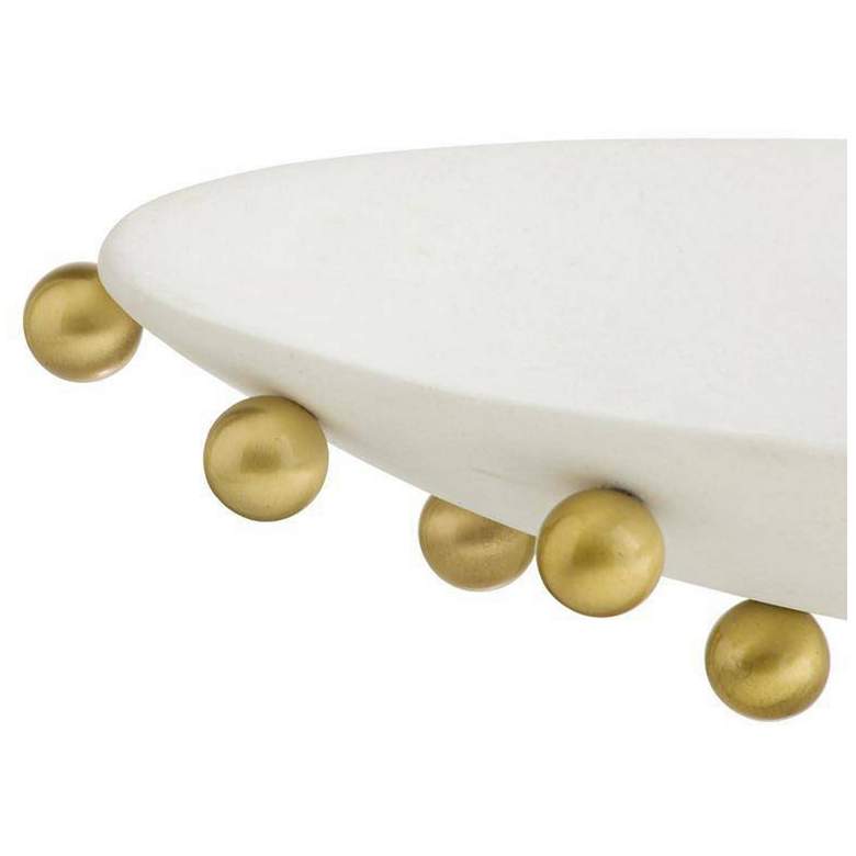 Image 5 Arteriors Katherine Ricestone Centerpiece Ivory more views