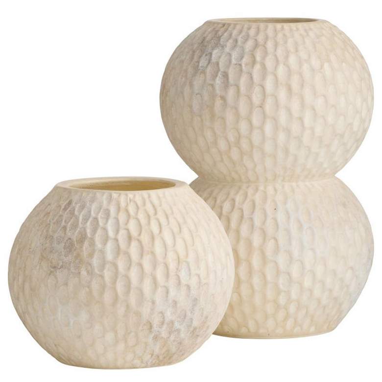 Image 1 Arteriors Kayli Terracotta Vases Set of 2 Egg Shell