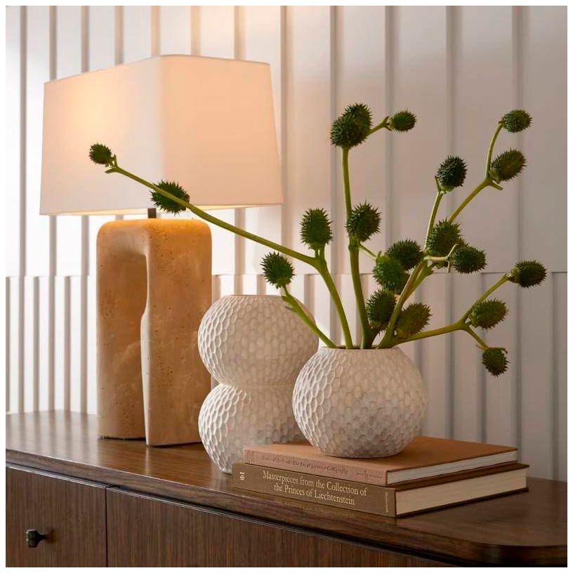 Arteriors Kayli Terracotta Vases Set of 2 Egg Shell