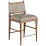 Arteriors Keegan Leather Counter Stool Morel