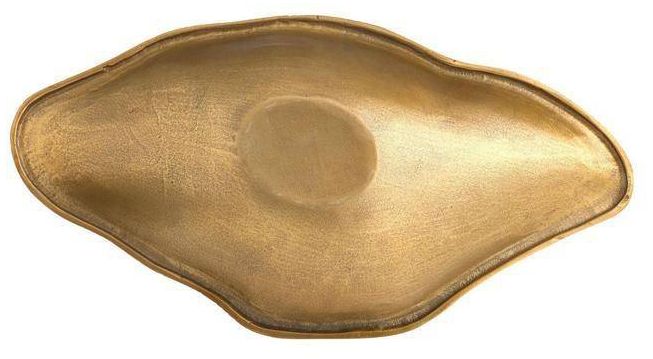 Arteriors Keller Aluminum Centerpiece Antique Brass