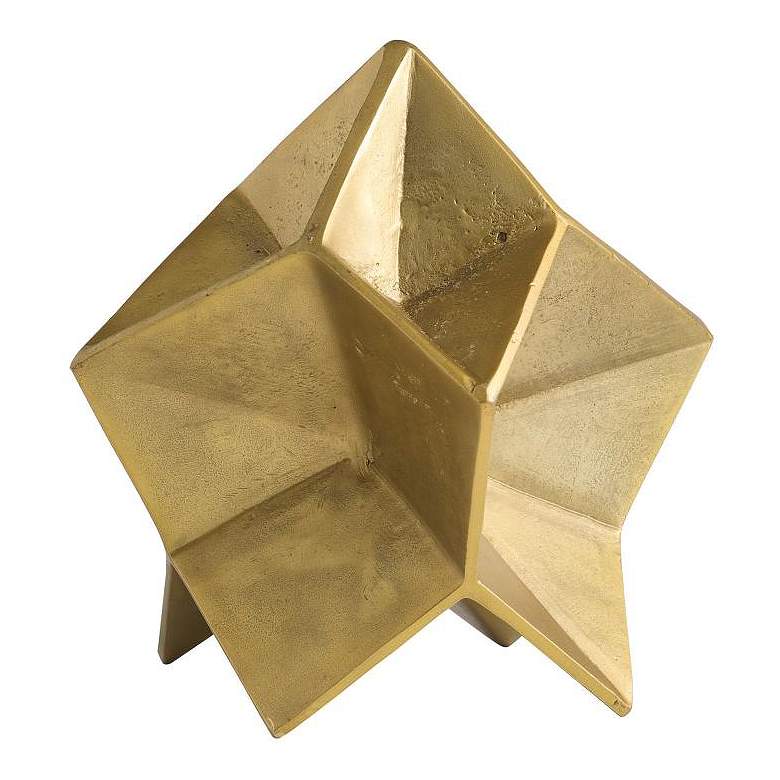 Image 1 Arteriors Kendrick Iron Sculpture Antique Brass