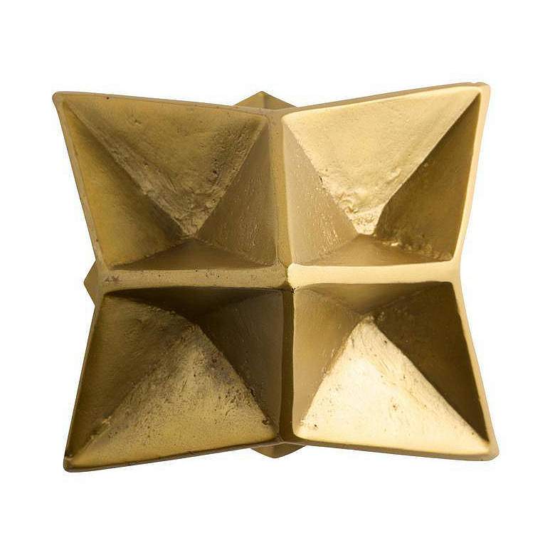 Image 7 Arteriors Kendrick Iron Sculpture Antique Brass more views