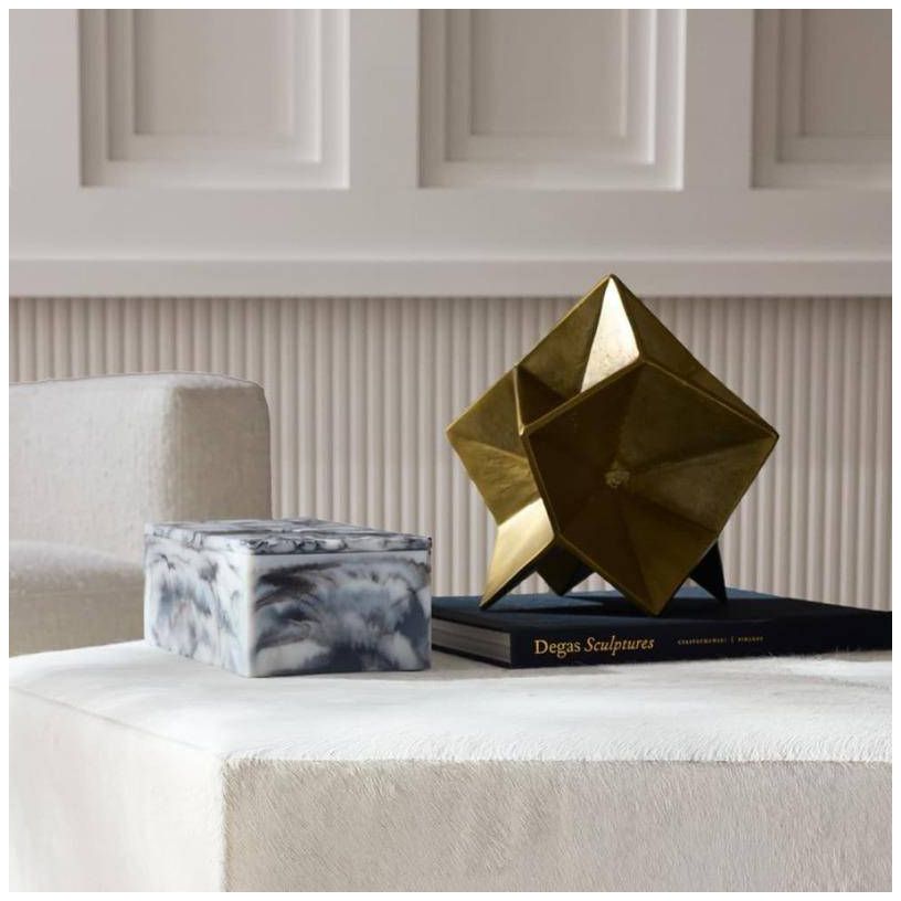 Arteriors Kendrick Iron Sculpture Antique Brass