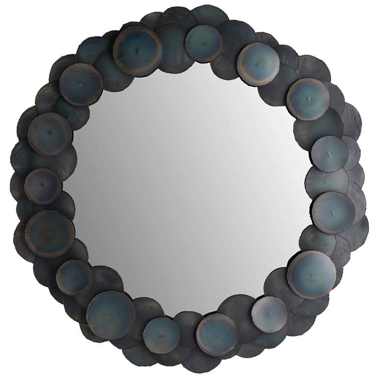Image 1 Arteriors Kensey Discs Large Iron Mirror Burnt Iron