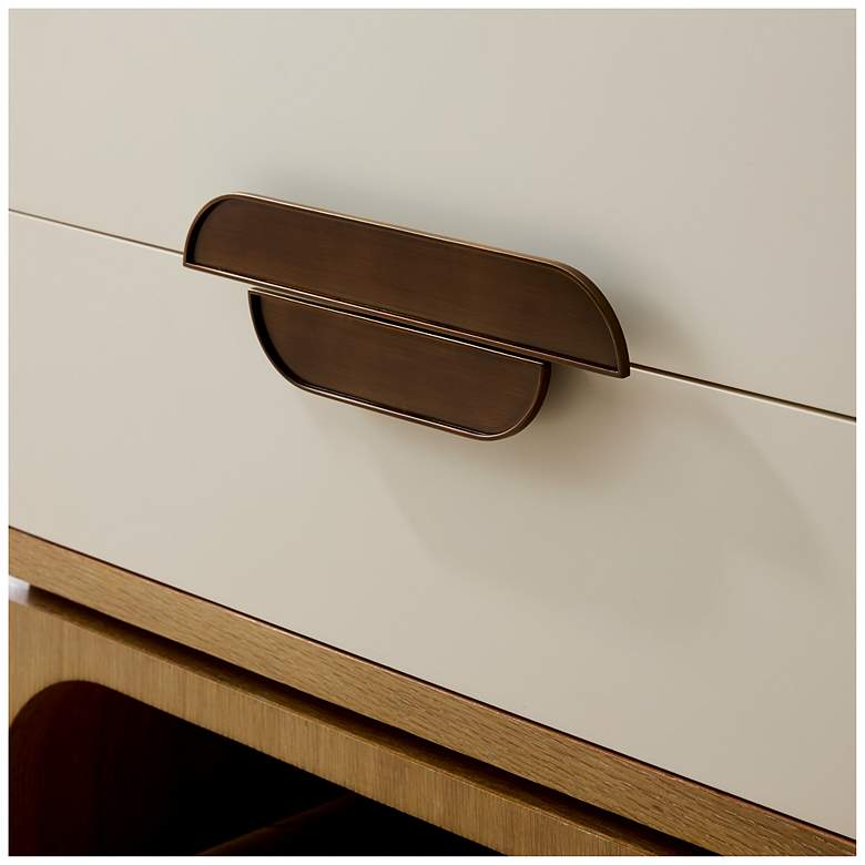 Image 5 Arteriors Kianna Side Table Oyster more views