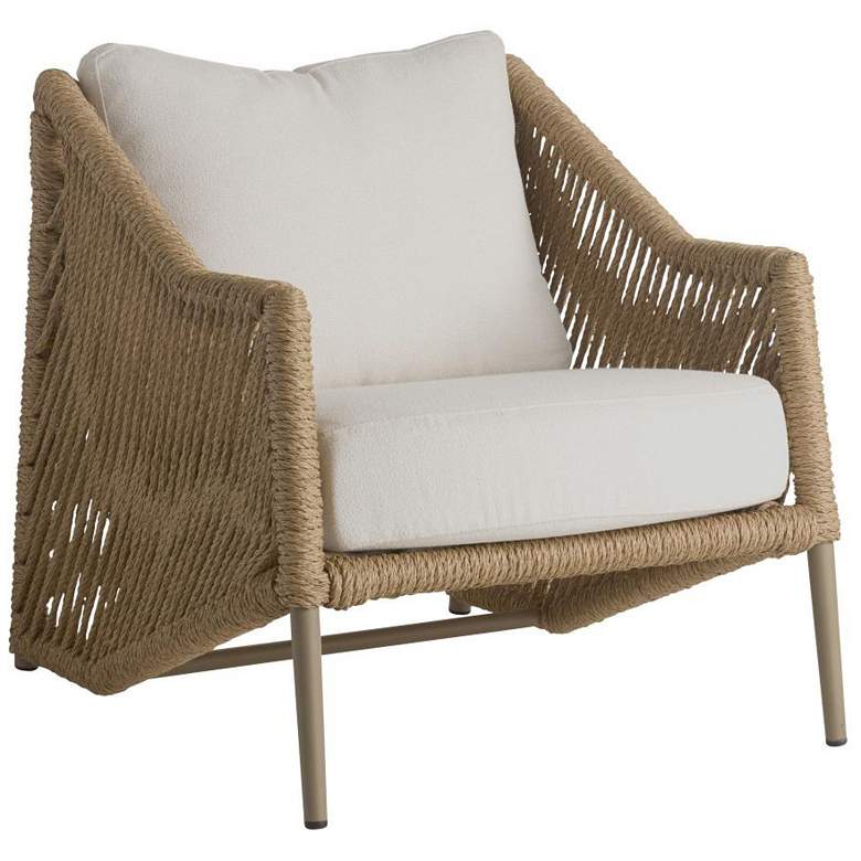 Image 2 Arteriors Kiki Outdoor Synthetic Rattan Chair Outdoor Performance Boucle
