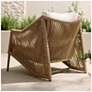 7_Arteriors Kiki Outdoor Synthetic Rattan Chair Outdoor Performance Boucle more views