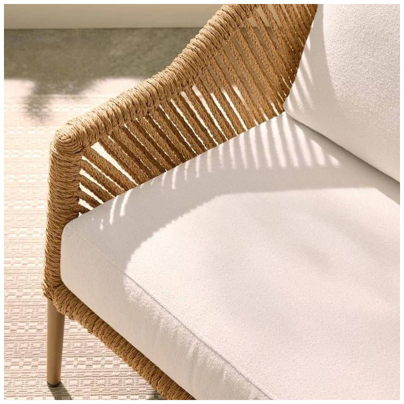 Arteriors Kiki Outdoor Synthetic Rattan Chair Outdoor Performance Boucle