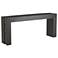 Arteriors Kingston Umber Wood Console Faux Horn