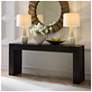 1_Arteriors Kingston Umber Wood Console Faux Horn