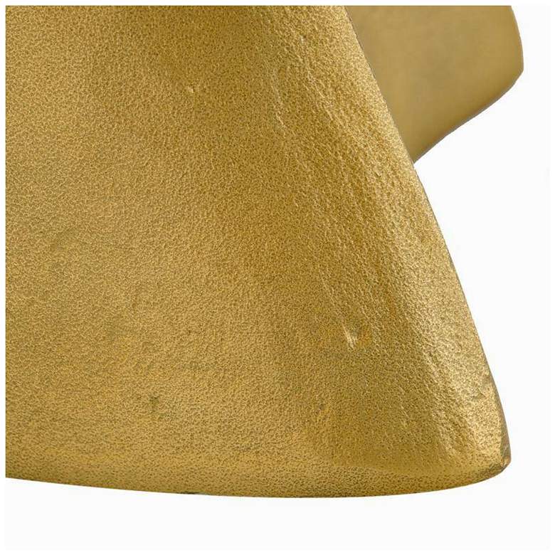 Image 7 Arteriors Kip Aluminum Sculpture Antique Brass more views