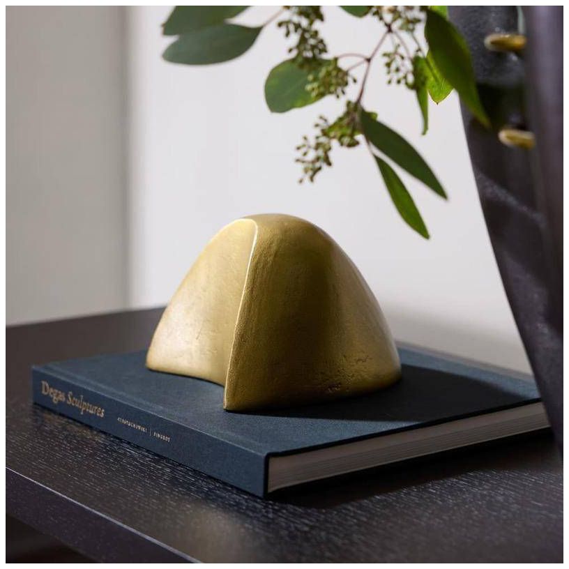 Arteriors Kip Aluminum Sculpture Antique Brass