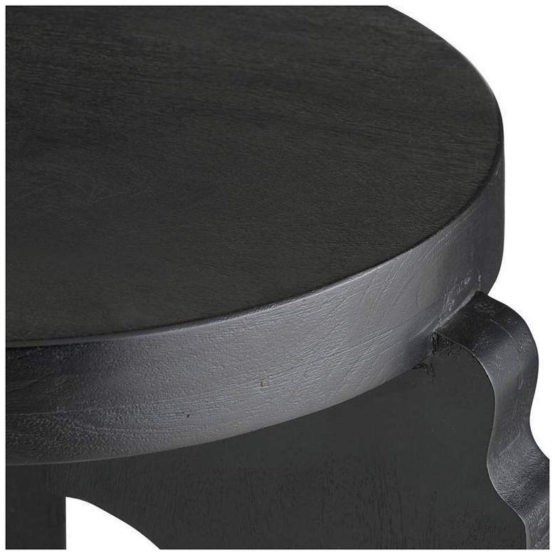 Image 3 Arteriors Knight Accent Table Ebony more views