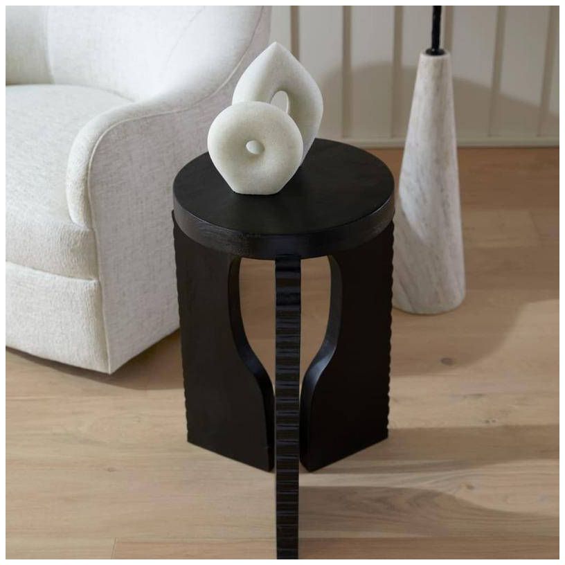 Arteriors Knight Accent Table Ebony