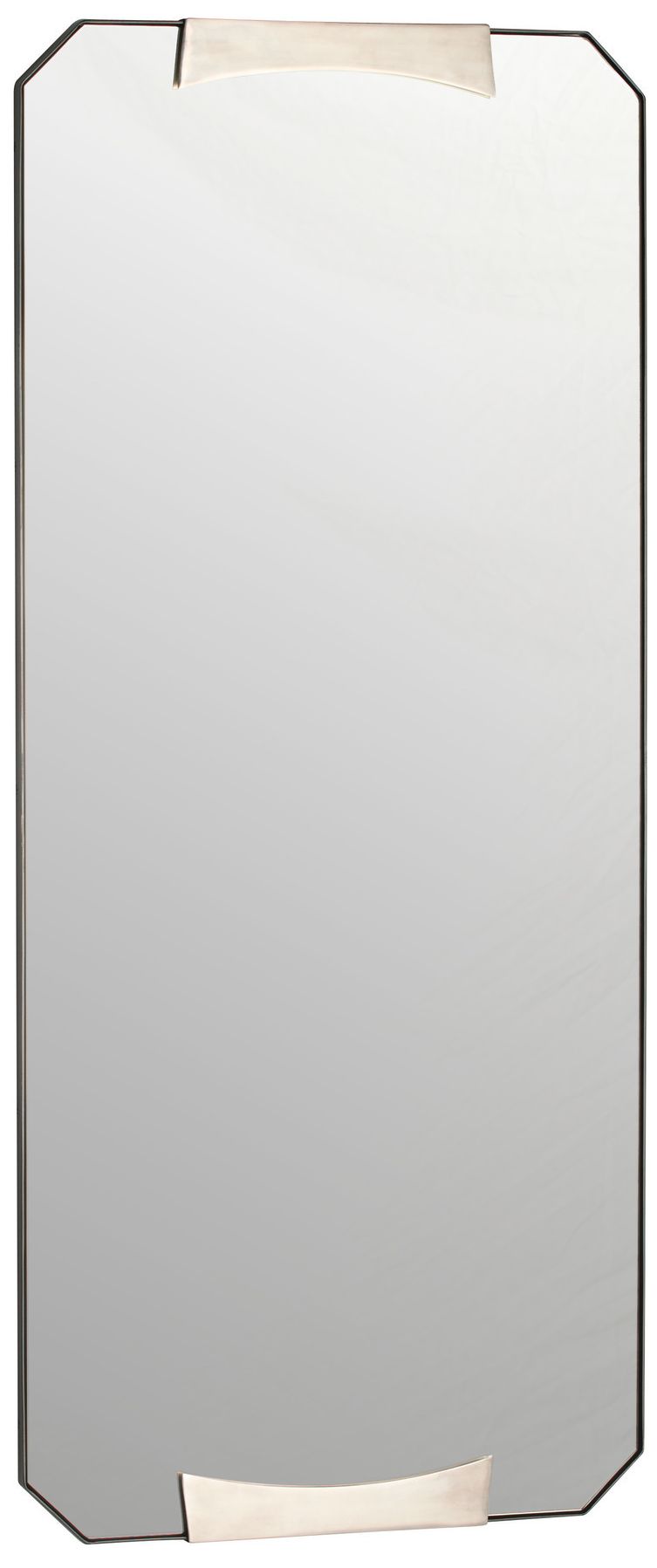 Image 2 Arteriors Kris Rectanglar Iron Mirror Vintage Silver more views