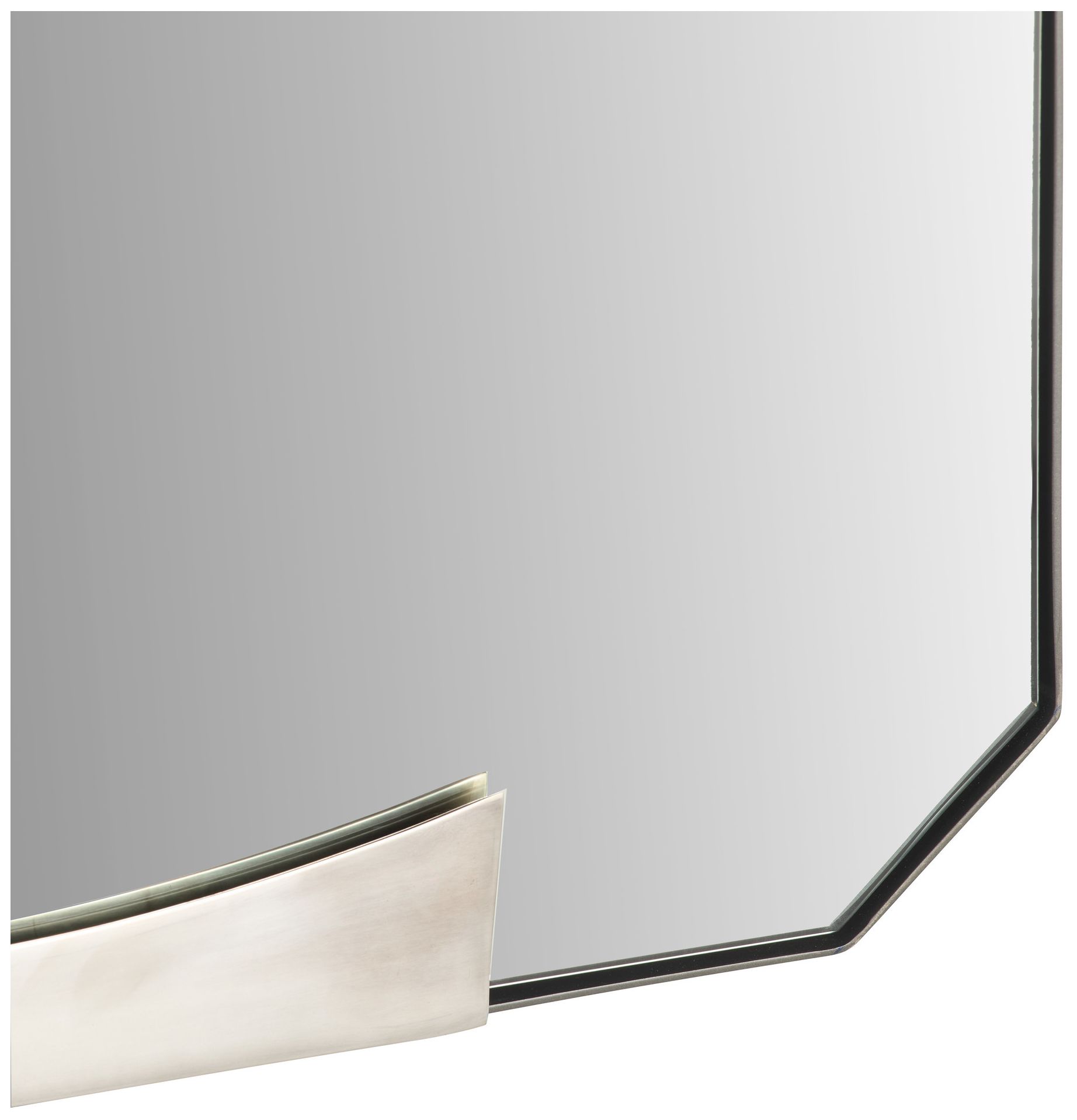 Image 3 Arteriors Kris Rectanglar Iron Mirror Vintage Silver more views