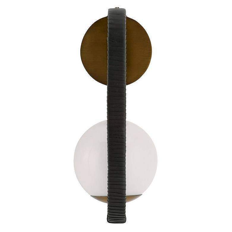 Image 3 Arteriors Kyrie Sconce 15" Leather Ore more views