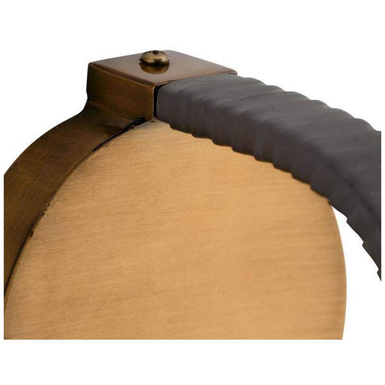 Image 5 Arteriors Kyrie Sconce 15" Leather Ore more views
