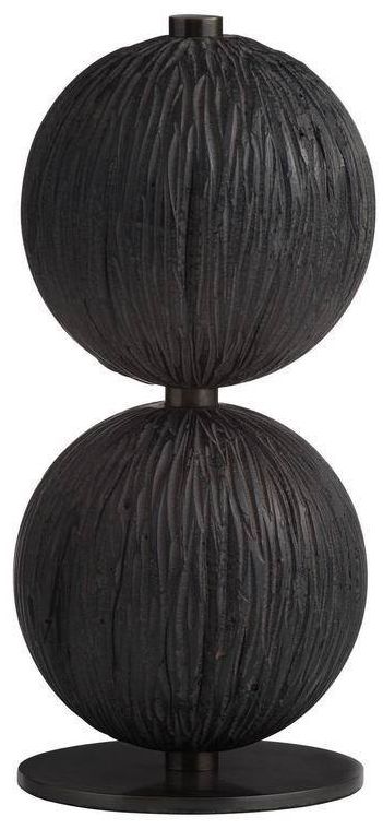 Image 3 Arteriors Kyros Resin Sculptures Set of 3 Ebony more views