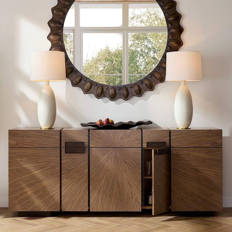 Image 1 Arteriors Lafayette Credenza Chateau Gray