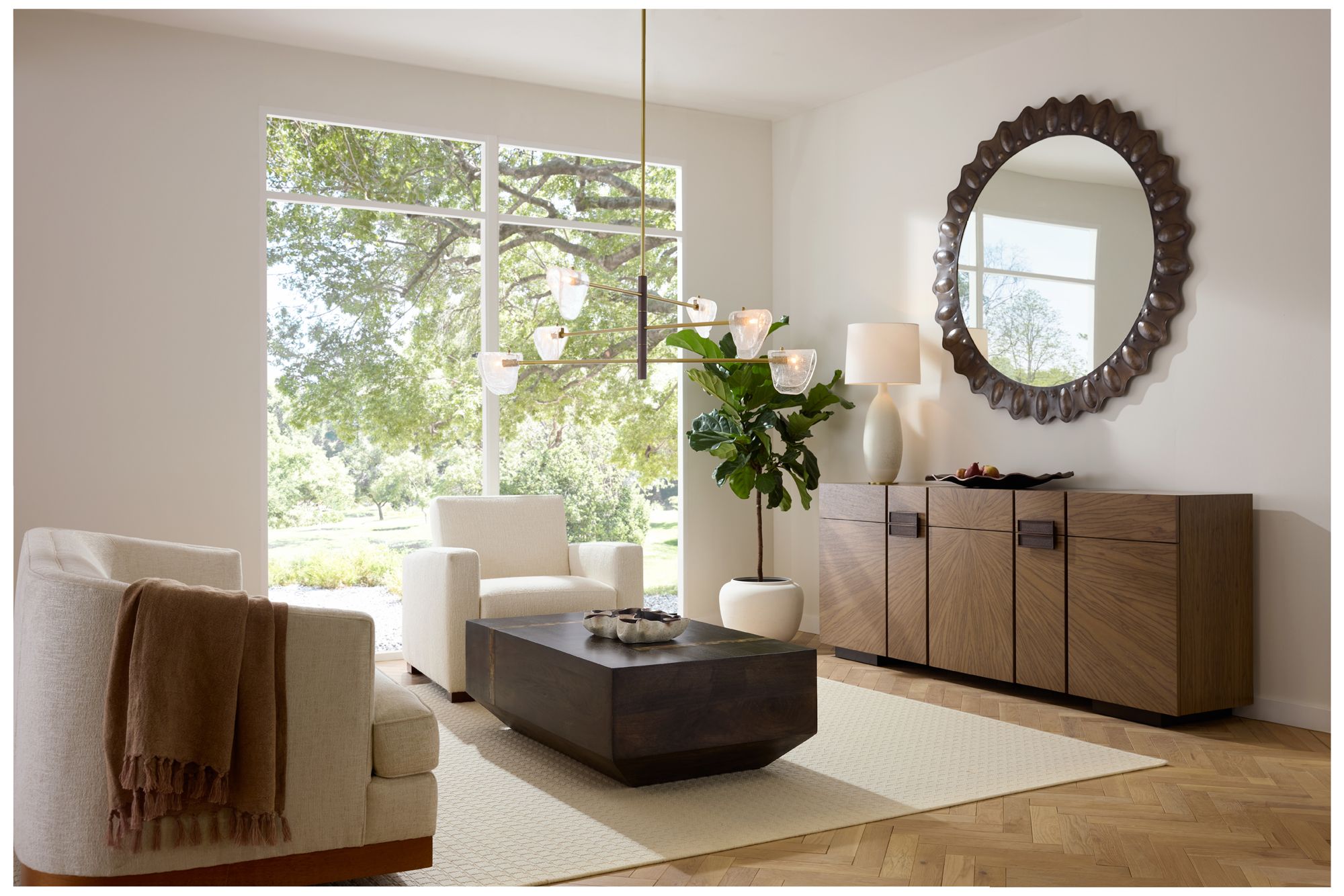 Arteriors Lafayette Credenza Chateau Gray