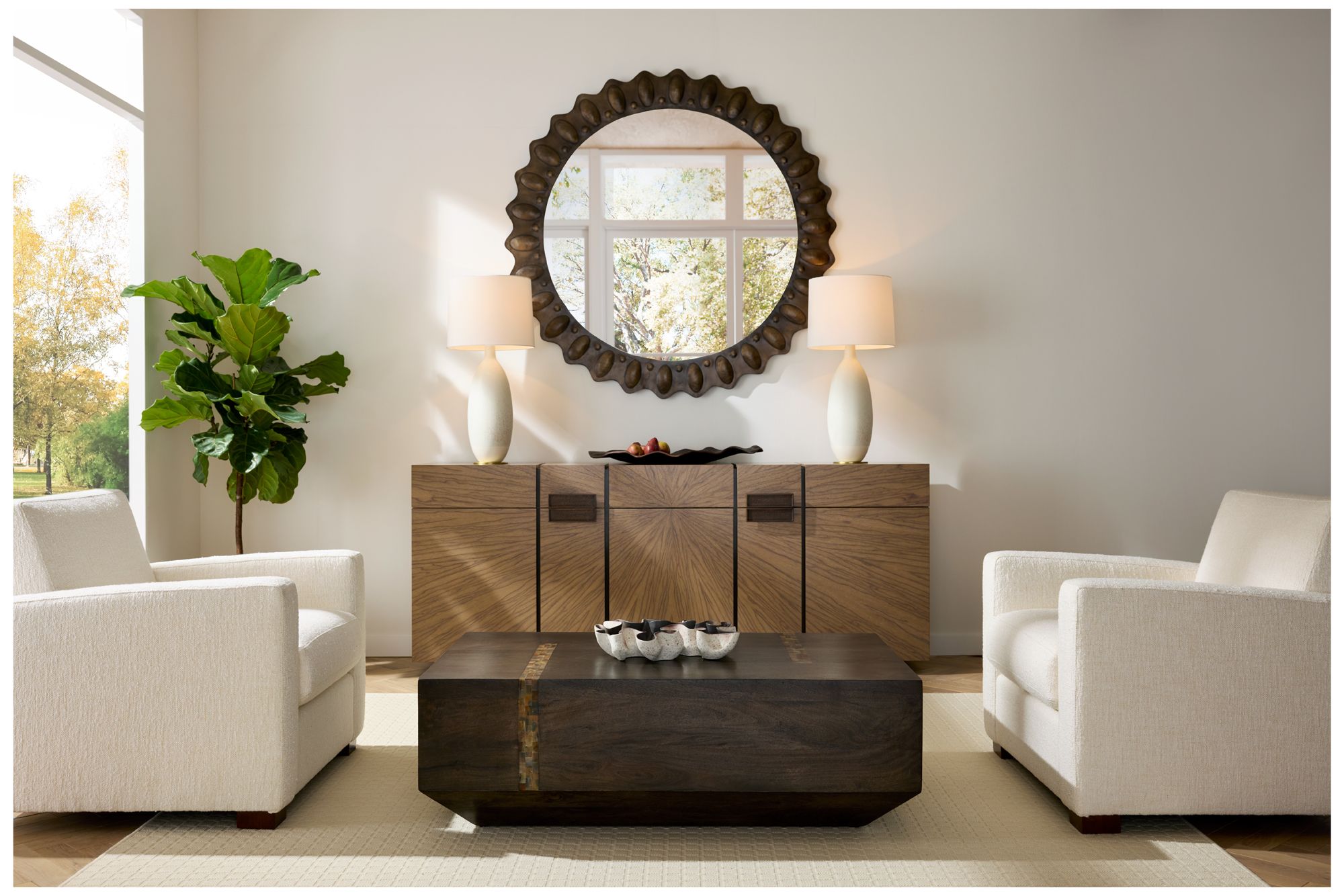 Arteriors Lafayette Credenza Chateau Gray