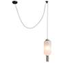 Arteriors Leandra Glass Pendant 8" Opal Swirl