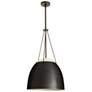 Arteriors Leda Steel Pendant 16" English Bronze