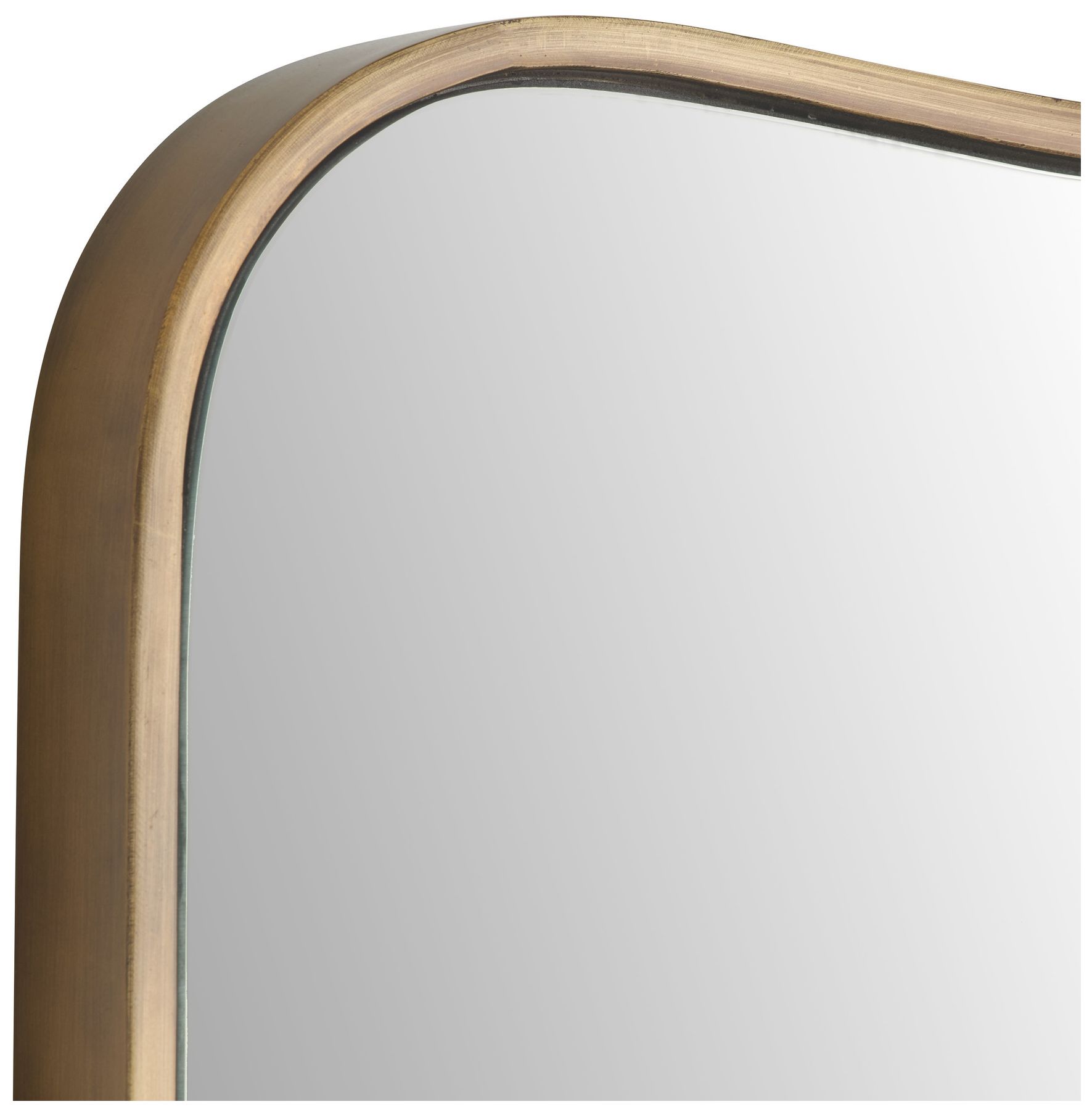 Image 3 Arteriors Lennox Iron Mirror Antique Brass more views
