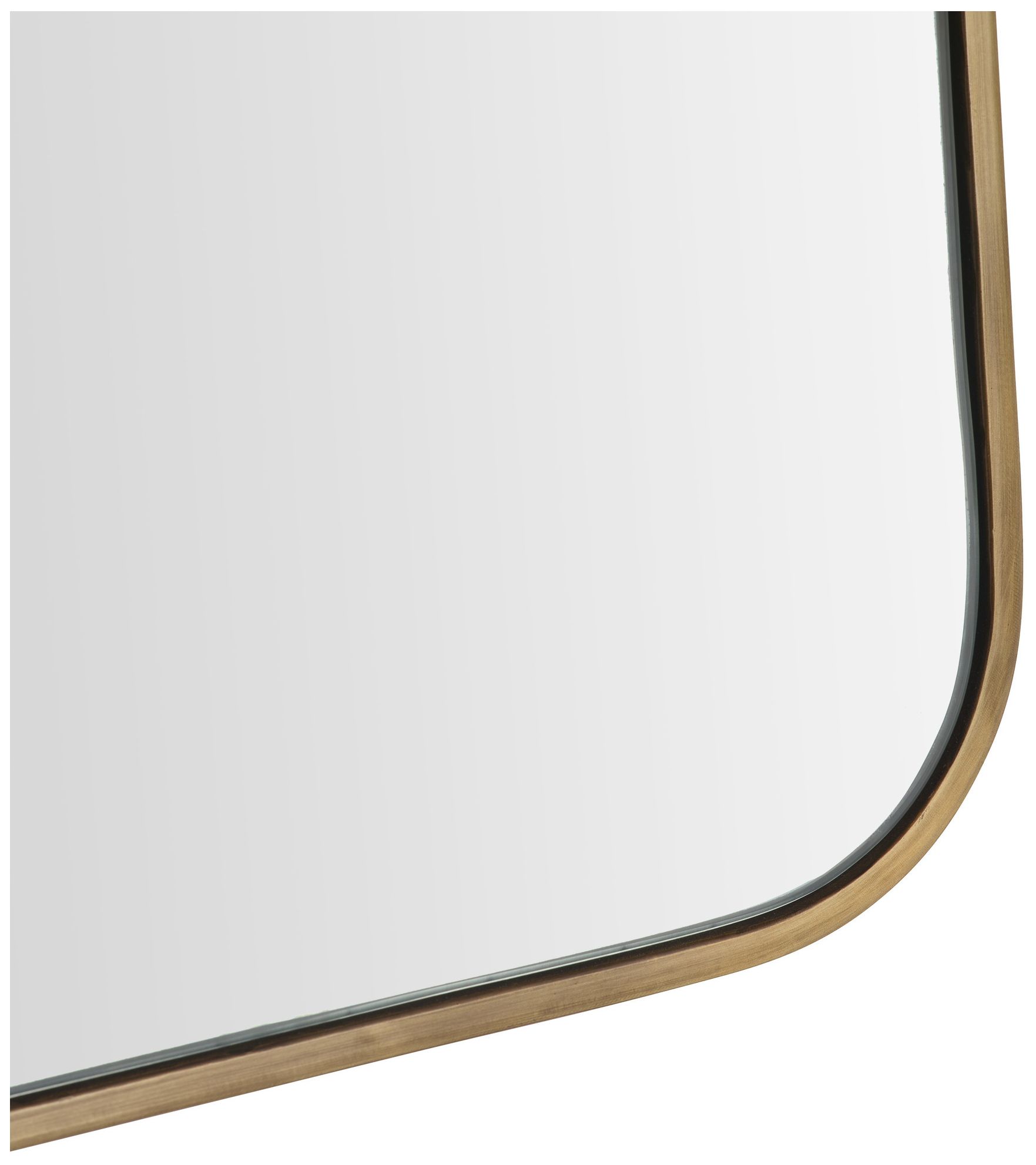 Image 4 Arteriors Lennox Iron Mirror Antique Brass more views