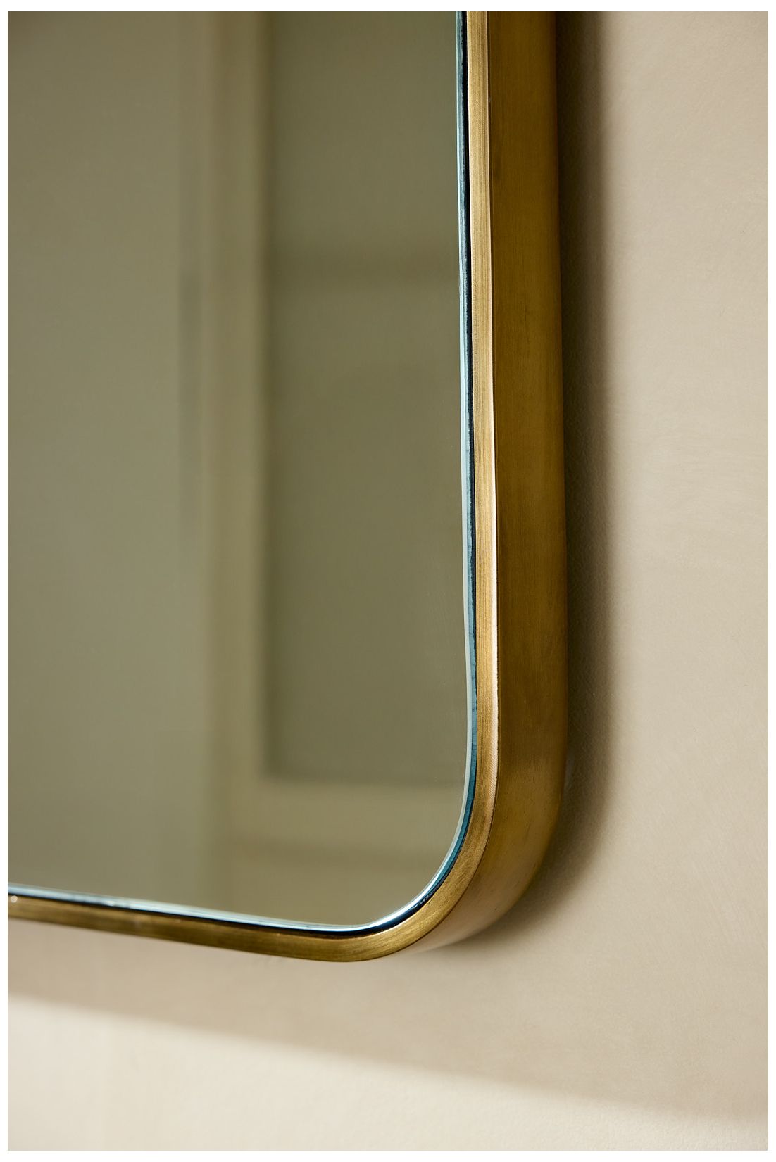Arteriors Lennox Iron Mirror Antique Brass