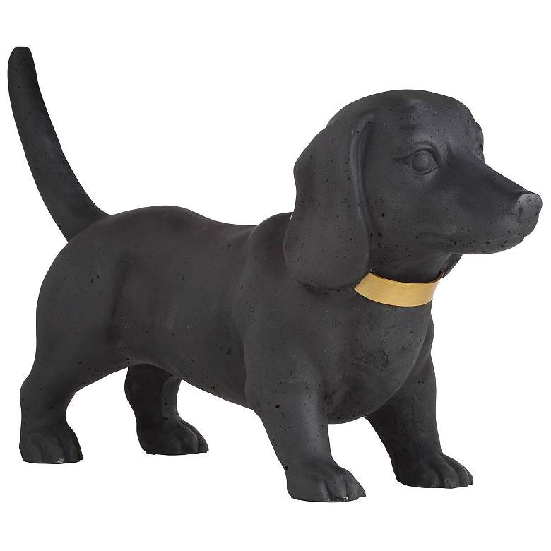 Image 1 Arteriors Leo Ricestone Sculpture Charcoal