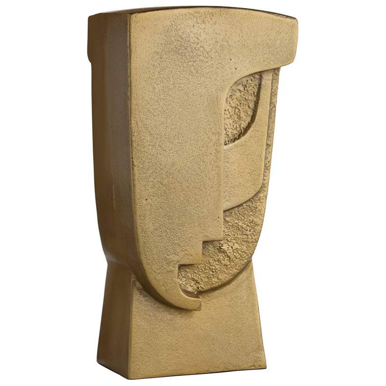 Image 1 Arteriors Liam Aluminum Sculpture Antique Brass