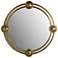 Arteriors Lisbon Brass Mirror Antique Brass
