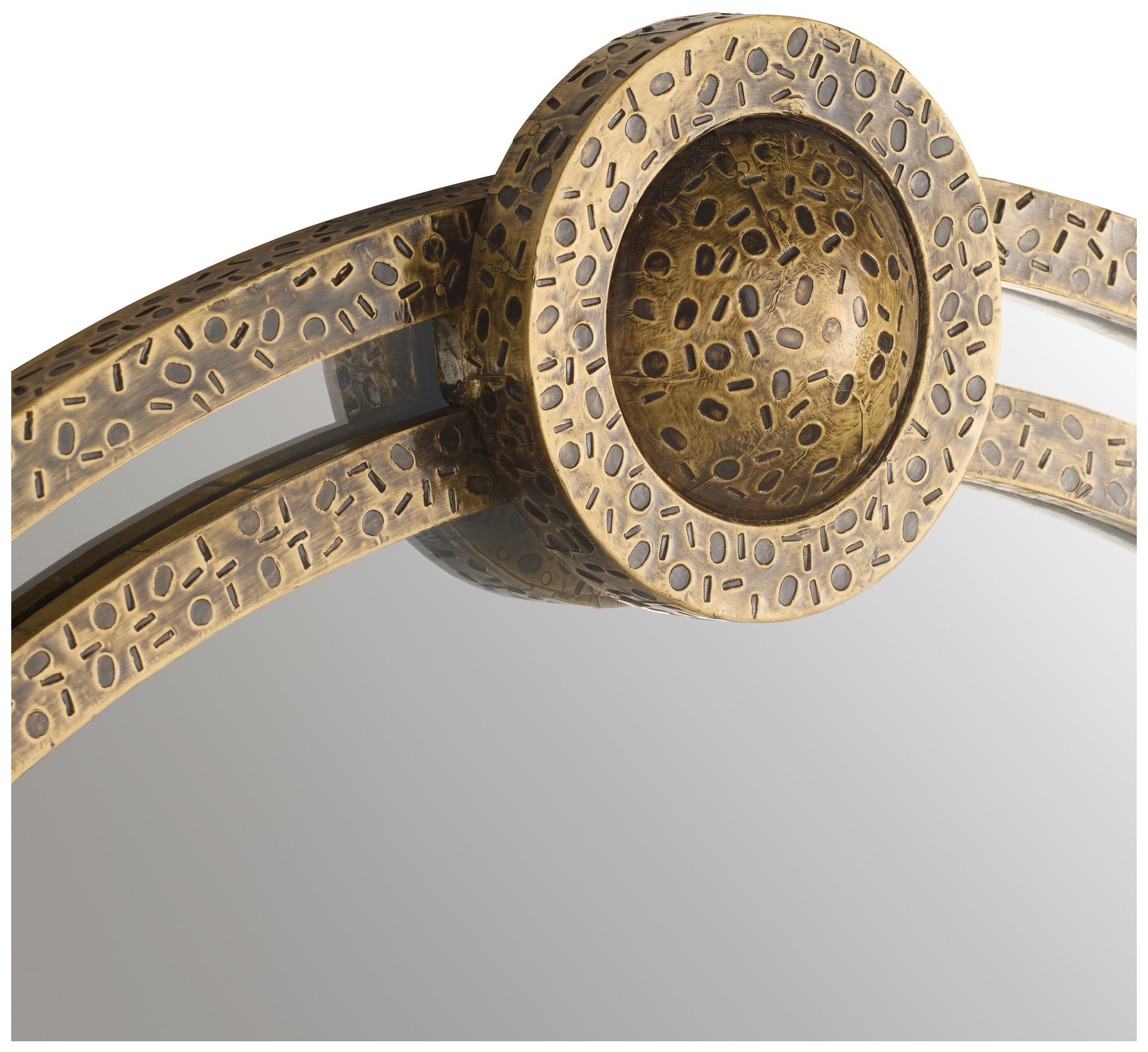 Thumbnail4 of Arteriors Lisbon Brass Mirror Antique Brass more views