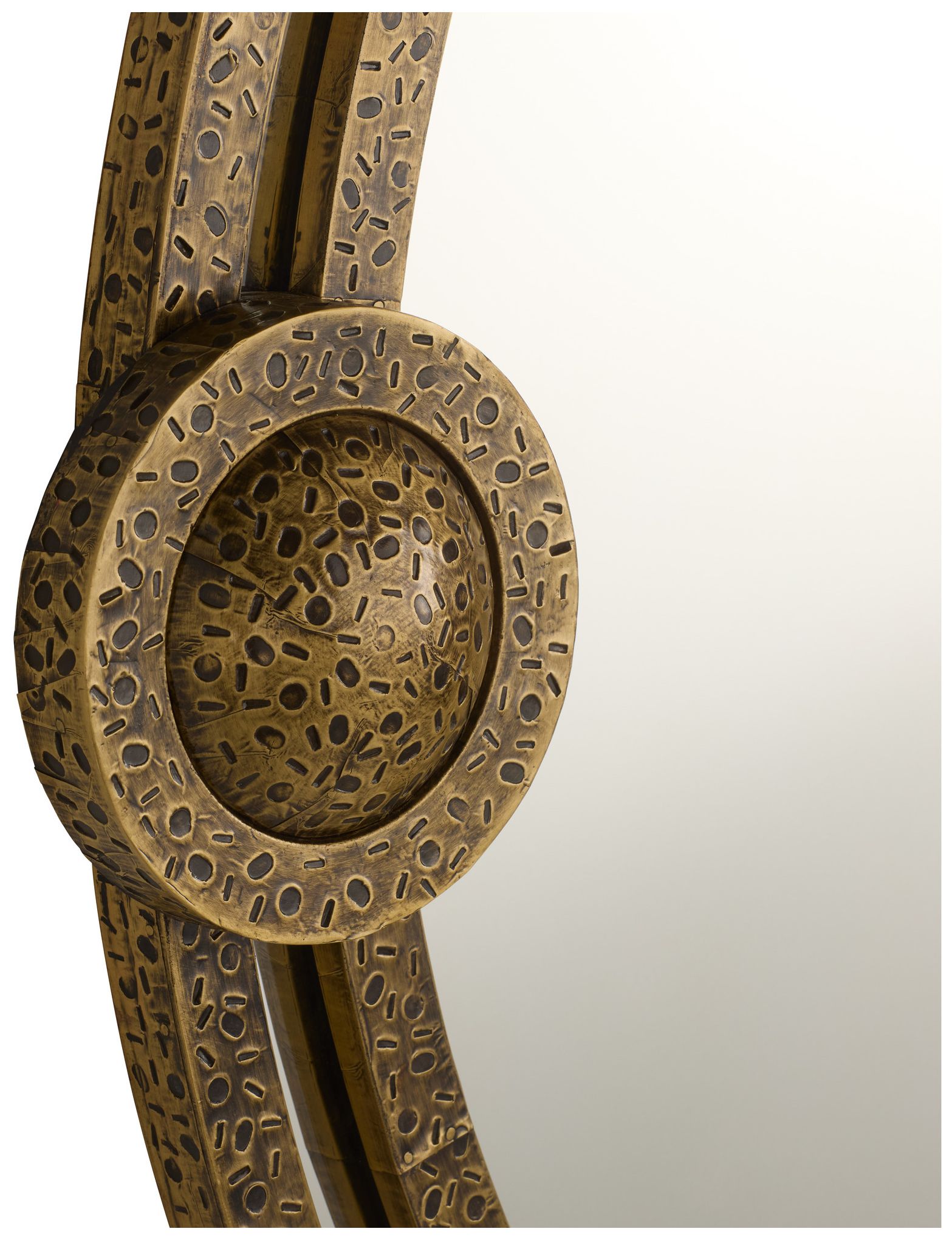 Arteriors Lisbon Brass Mirror Antique Brass