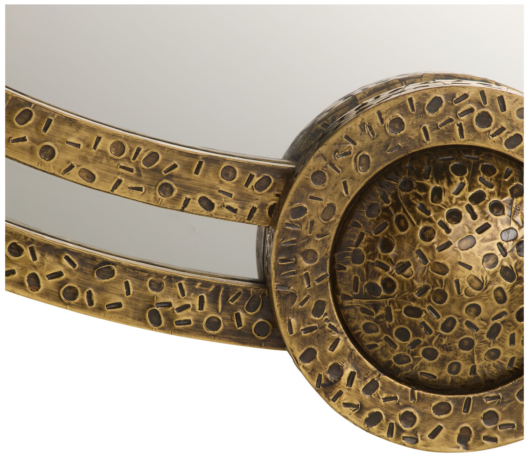 Arteriors Lisbon Brass Mirror Antique Brass