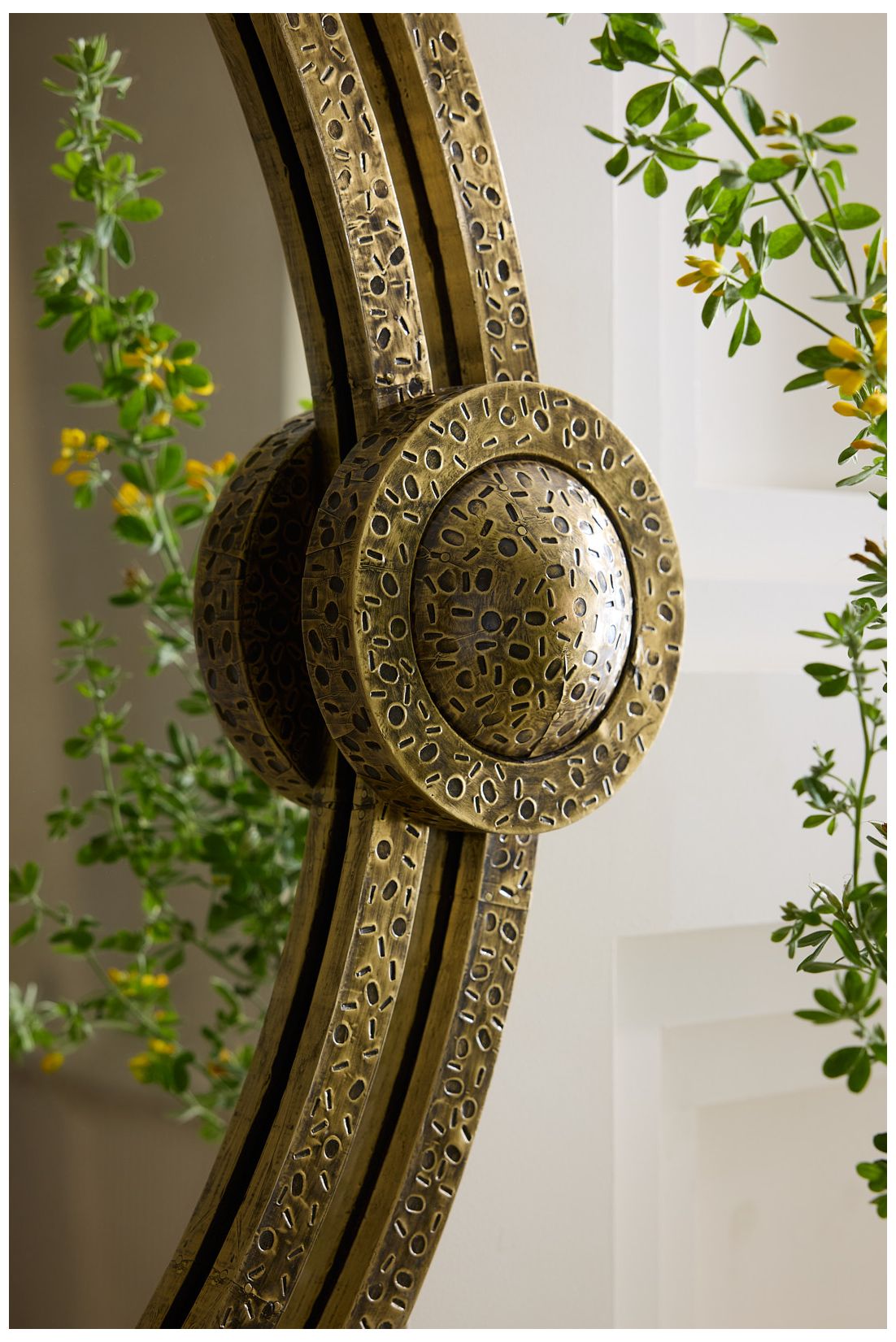 Arteriors Lisbon Brass Mirror Antique Brass
